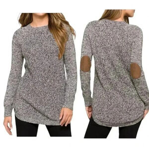 RD Style Rowca StitchFix Elbow Patch Sweater Black